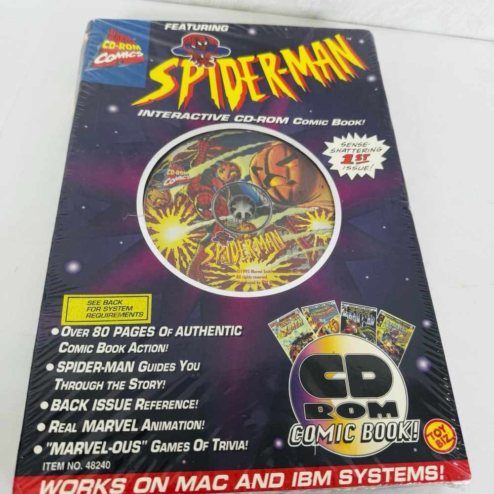 Spider-Man: Interactive CD-ROM Comic Book (Windows/Mac, 1995)